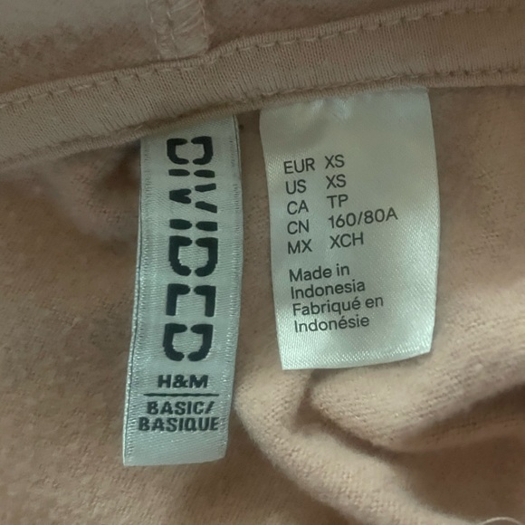 DIVIDED Blush Pink Crop Hoodie - Picture 7 of 9